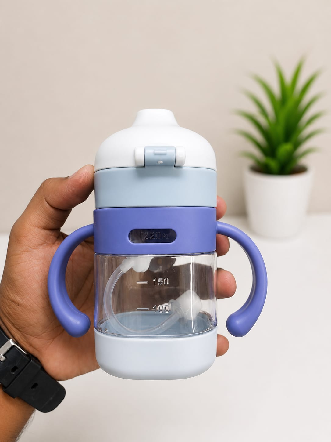বেবি ট্রেনিং সিপ্পি কাপ (Baby Straw Sippy Cup)